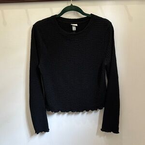 NWT A New Day Textured Long Sleeve Shirt